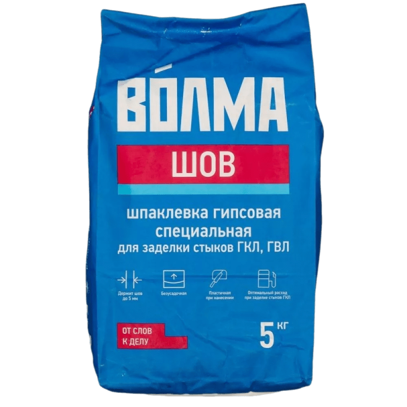 Шпатлевка ВОЛМА - шов (5 кг) /240