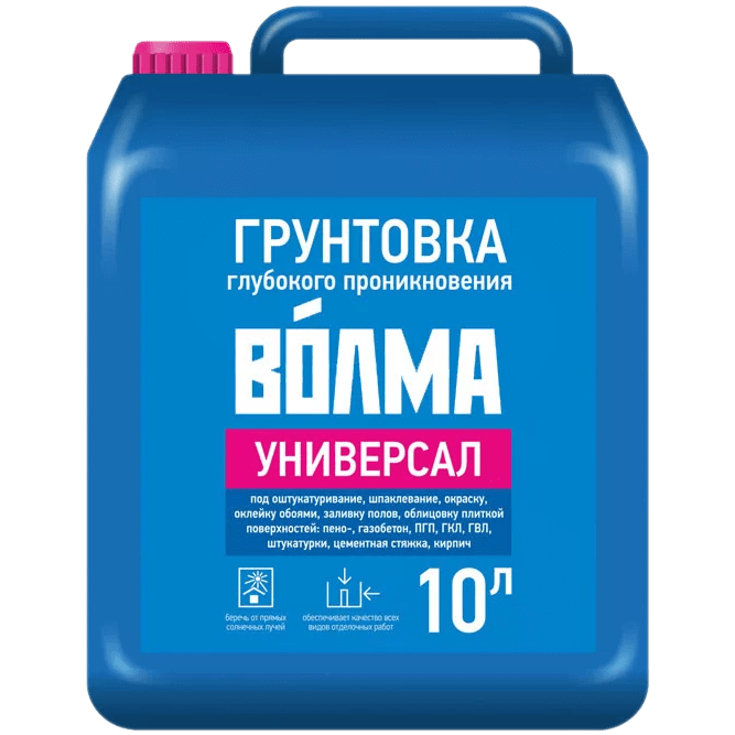 Грунтовочный состав водно-дисп.Волма-универсал 10л