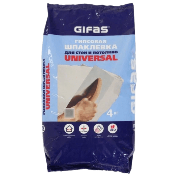Шпатлевка GIFAS UNIVERSAL (4кг)