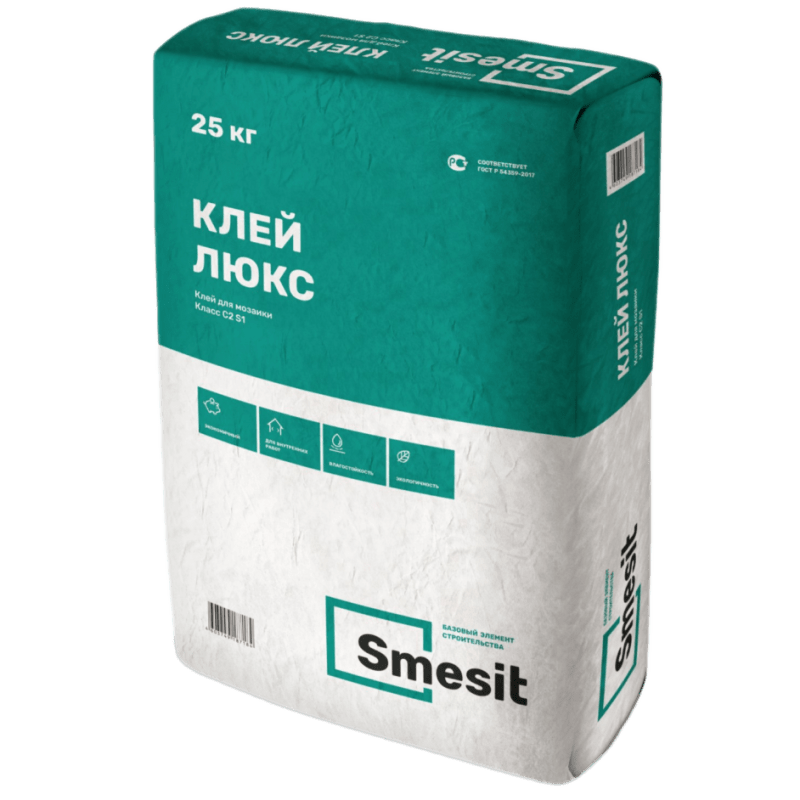 Клей ЛЮКС SMESIT (25кг)/48