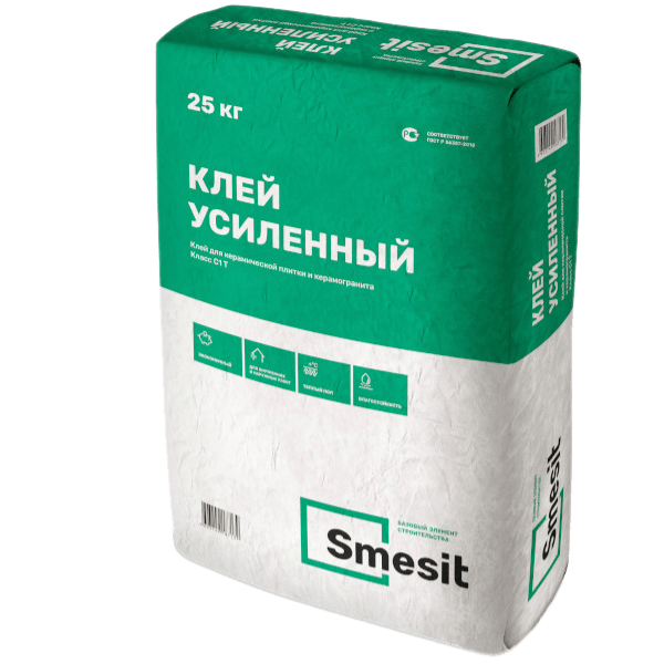 Клей УСИЛЕННЫЙ SMESIT (25кг)/48