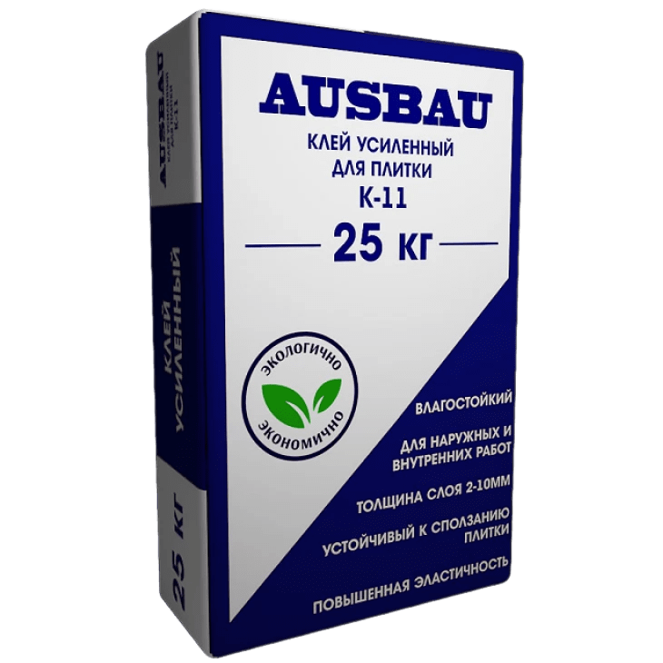Клей для плитки AUSBAU К-11 Усиленный С1Т (25 кг) /48