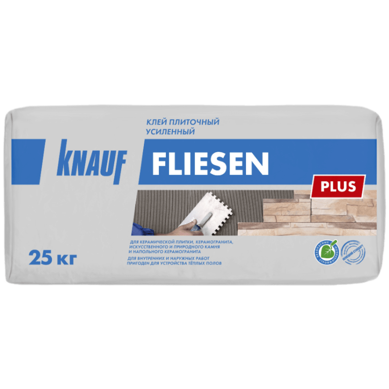 Клей плиточный усиленный КНАУФ Флизен Плюс (25кг)