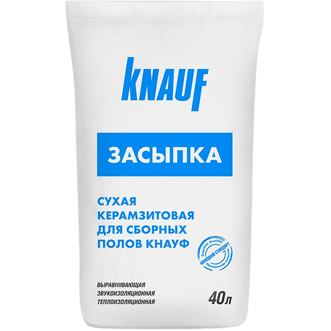 Сухая керамзитовая засыпка для сборных полов КНАУФ (40л)