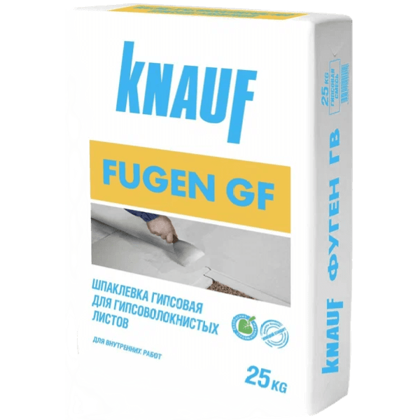 Шпаклевка гипсовая универсальная КНАУФ Фуген ГВ (25 кг) /45