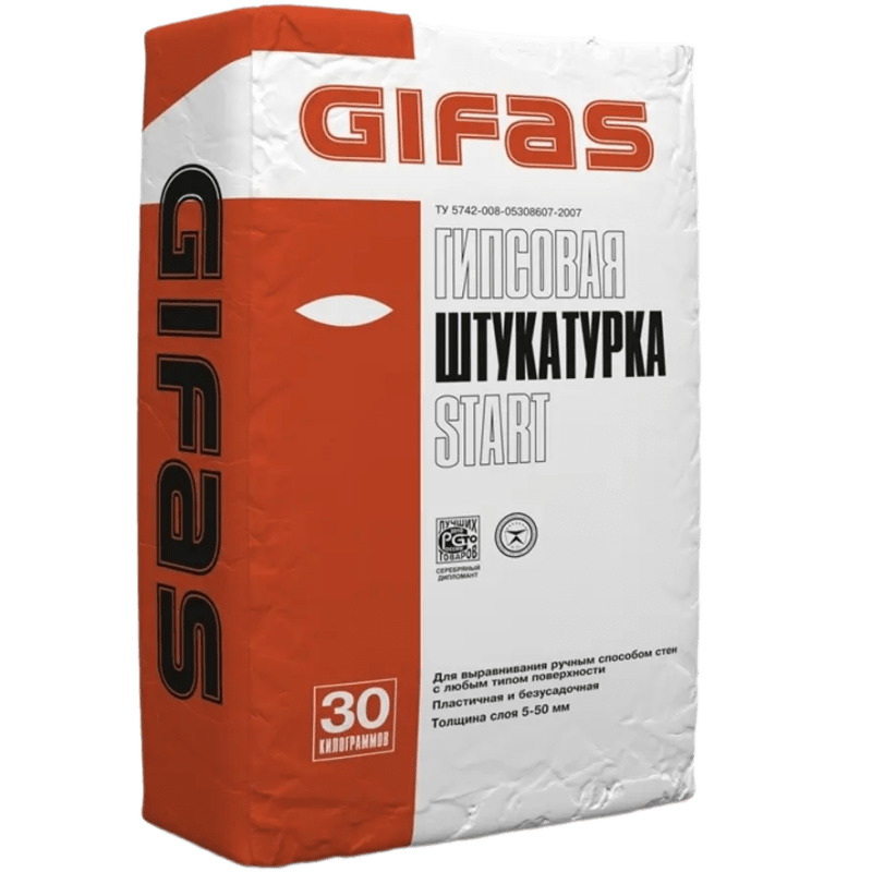 Штукатурка GIFAS START лёгкая (30 кг) /40