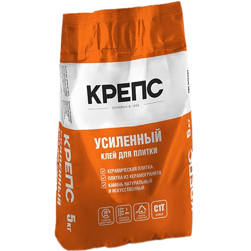 Клей для плитки КРЕПС Усиленный (5 кг) /200