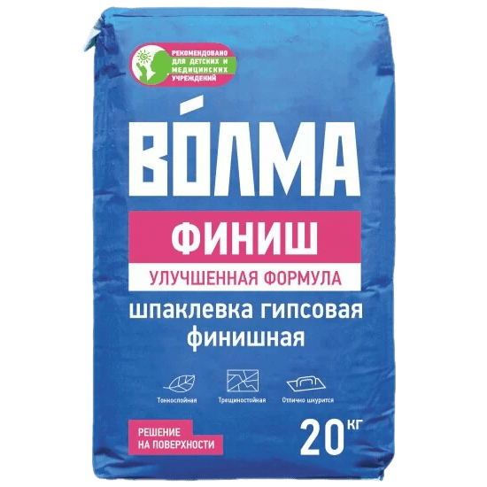 Шпатлевка ВОЛМА - финиш (20 кг) /56