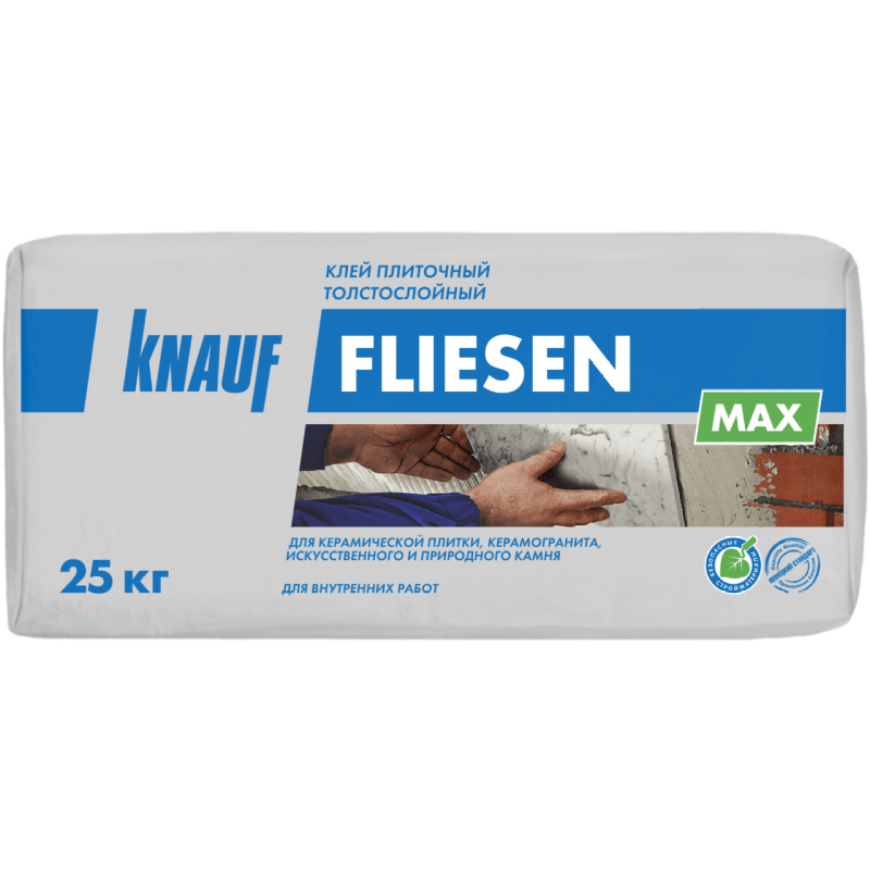 Клей плиточный толстослойный КНАУФ Флизен Макс (25кг)